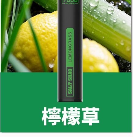 SALT SHAQ 鯊克7000口拋棄式煙桿|持久續航・經典口感 小黑條 SALT SHAQ 鯊克7000口拋棄式煙桿|持久續航・經典口感 小黑條