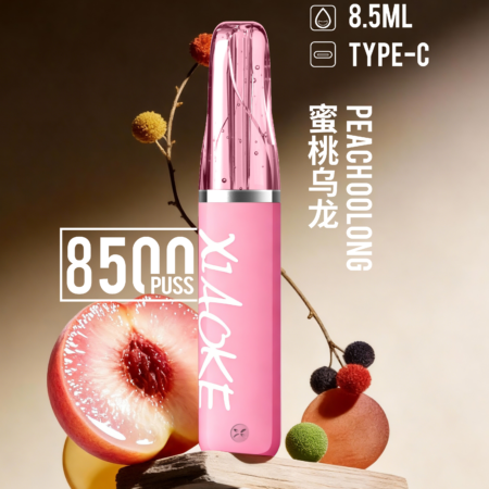 xiaoke 梟客 口紅款 8500口 拋棄式電子煙｜高顏值設計・大容量續航・台灣現貨